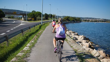 Обзорная экскурсия на велосипедах по Парензаны маршрут от Порторож